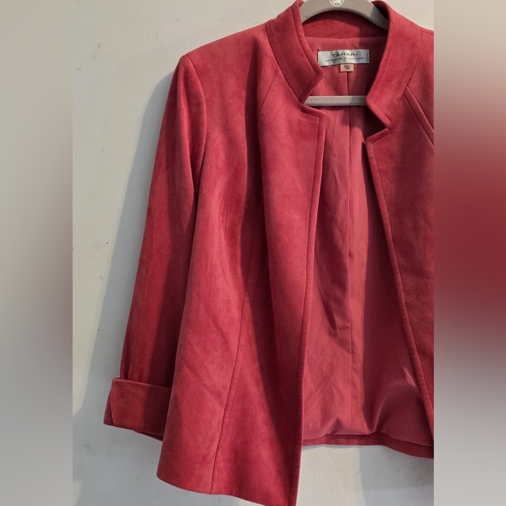 Tahari Bold Red Women's Blazer - Picture 5 of 10